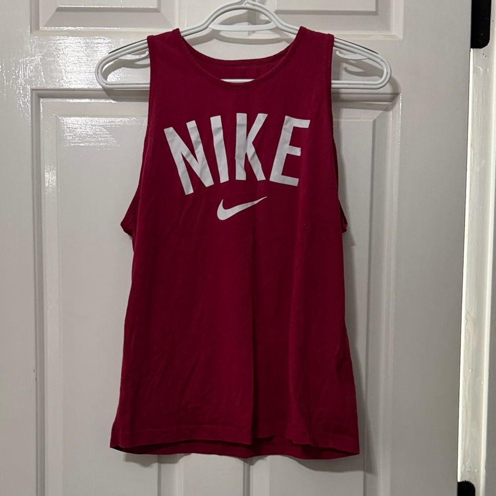 Nike Burgundy Sleeveless Top